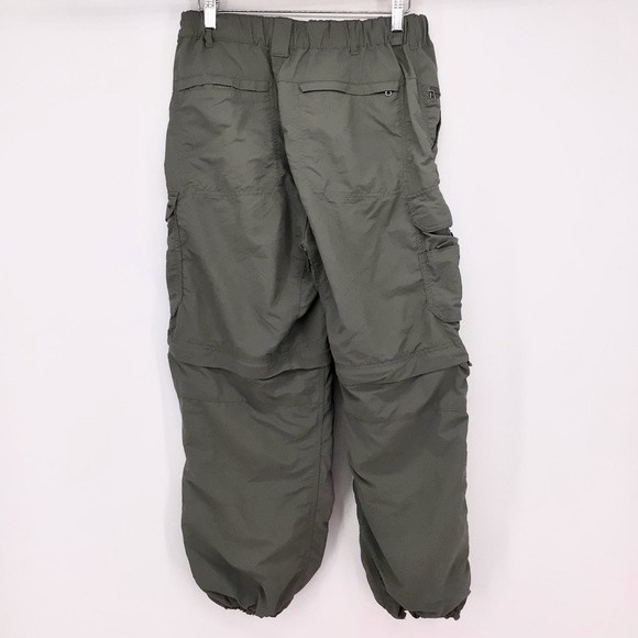REI Men's Cargo Convertible Hiking Green Outdoor Pants UPF 50 Size M 36L - Picture 15 of 16